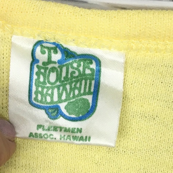 Vintage 80’s Aloha Hawaiian T-Shirt  No Size - Picture 6 of 9